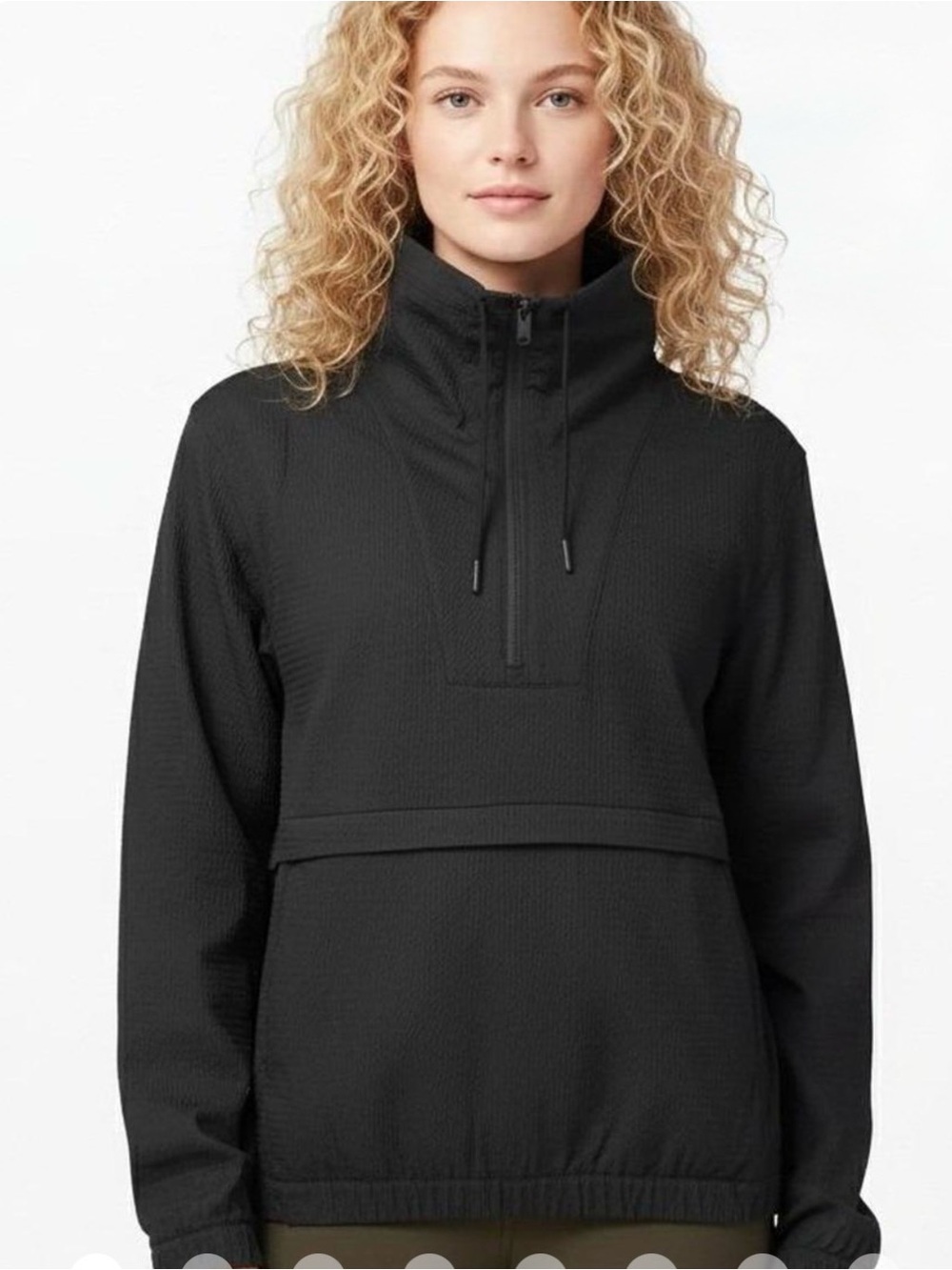 lululemon athletica Black Half-Zip Pullover